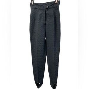 Obermeyer Black Mid Rise Skinny Leg Stirrup Pants Size 8R